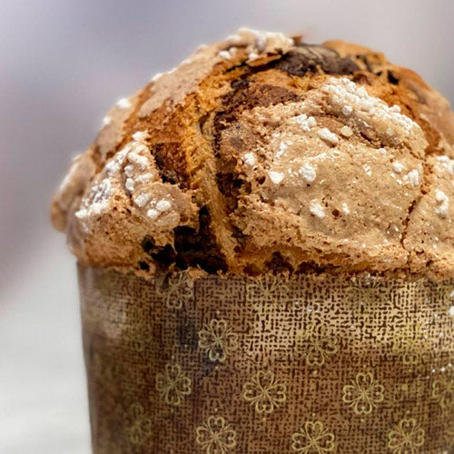 Panettone de Pistacho y chocolate blanco